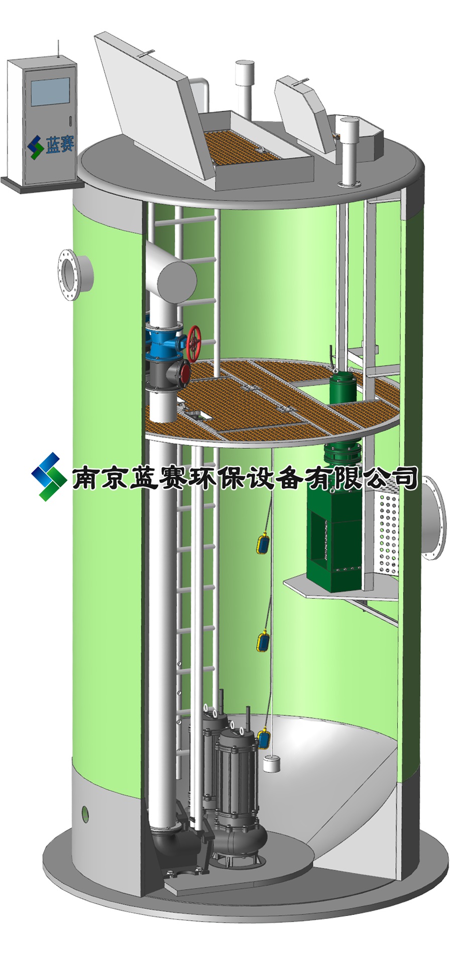 泵站內(nèi)部結(jié)構(gòu)圖